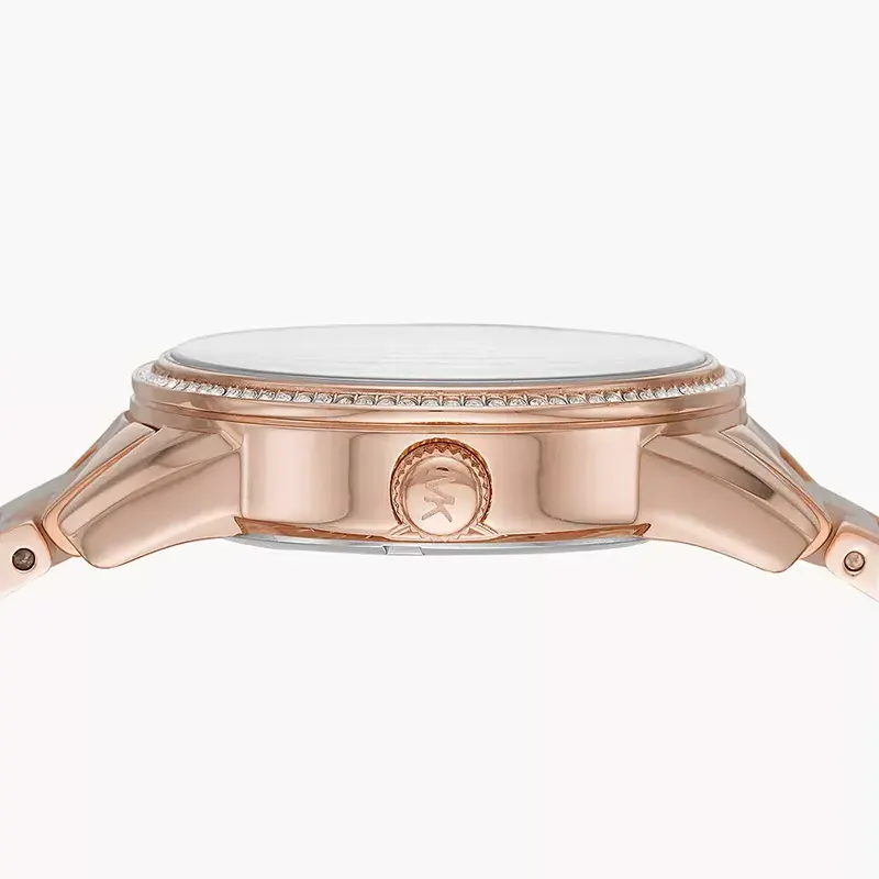 Michael Kors Ritz Rose Gold Dial Rose Gold Ladies Watch- MK6349